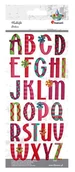 Przybory szkolne - Titanum Naklejki dekoracyjne literki 337512 - miniaturka - grafika 1