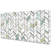 Podkładki na biurko - Ochronna mata podkładka na biurko Jodełka 90x45 cm - miniaturka - grafika 1