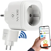Pozostałe akcesoria sieciowe - Inteligentne gniazdo SMART Plug elektryczne watomierz gniazdko WiFi - miniaturka - grafika 1
