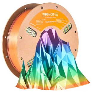 ERYONE Silk PLA 3D Printer Filament 1kg - Rainbow Over Mountains - Filamenty i akcesoria do drukarek 3D - miniaturka - grafika 1