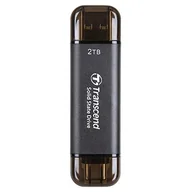 Dyski SSD - Dysk SSD Transcend ESD310C 2TB USB Type-A/USB Type-C 3D NAND (TS2TESD310C) Zewnętrzny - miniaturka - grafika 1