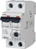 Wyłączniki światła i elektryczne - Eaton Wyłącznik silnikowy 2P 2.2kW 4-6.3A Z-MS-6.32 248397 248397 - miniaturka - grafika 1