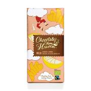 Czekolada - Chocolates from Heaven Czekolady z Nieba - BIO czekolada mleczna z imbirem i cytryną 37%, 100g - miniaturka - grafika 1