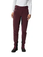 Spodnie rowerowe - Spodnie softshell damskie rowerowe Vaude Qimsa II - fioletowe - miniaturka - grafika 1