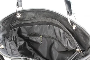 Torebka Skórzana MAGRE (PL) ELA BIS Skóra Naturalna CZARNY - Torebki damskie Torebka Skórzana MAGRE (PL) ELA BIS Skóra Naturalna CZARNY - Torebki damskie - miniaturka - grafika 7