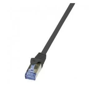 LogiLink Kabel sieciowy CQ4063S CAT 7 S/FTP AWG 26/7 RJ45 3 m Czarny - Patchcordy - miniaturka - grafika 1