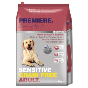 PREMIERE Sensitive Grain Free Adult Wołowina 4 kg - Sucha karma dla psów - miniaturka - grafika 1