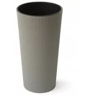 Donice - LAMELA Doniczka LILIA ECO JUMPER 25 cm wysokość 46,5 cm szara - miniaturka - grafika 1