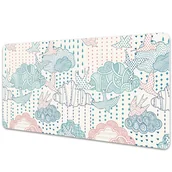 Podkładki na biurko - Mata na biurko dla dzieci Bajkowe niebo 90x45 cm - miniaturka - grafika 1