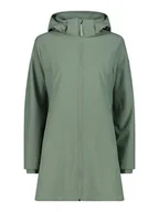 Kurtki damskie - CMP Parka softshellowa w kolorze zielonym - miniaturka - grafika 1