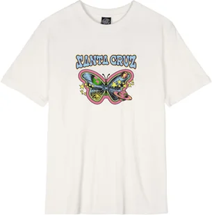 t-shirt damski SANTA CRUZ GALACTIC BUTTERFLY TEE Optic White - Koszulki i topy damskie - miniaturka - grafika 1