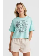 Koszulki i topy damskie - O'Neill Koszulka "Stream" w kolorze turkusowym - miniaturka - grafika 1