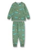 Piżamy chłopięce - Sanetta Piżama w kolorze zielonym - miniaturka - grafika 1