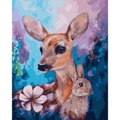 Malowanie po numerach - Twoje Hobby Malowanie po numerach - Zwierzęta leśne 40x50cm - miniaturka - grafika 1