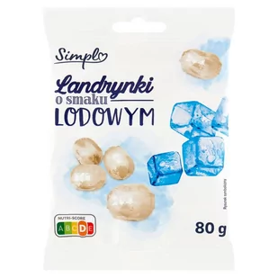 Simpl Landrynki o smaku lodowym 80 g - Cukierki - miniaturka - grafika 1