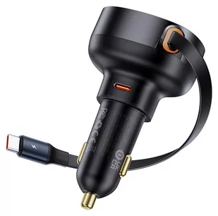 Baseus Enjoyment Pro z kablem USB-C, 60W (czarna) - Ładowarki do telefonów Baseus Enjoyment Pro z kablem USB-C, 60W (czarna) - Ładowarki do telefonów - miniaturka - grafika 1