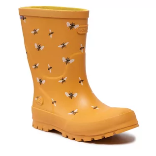 Buty dla dziewczynek - Kalosze Viking - Jolly Print 1-60020-1302 Yellow/Black - grafika 1