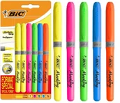 Flamastry - Zakreślacz highlighter Grip Special Format 6szt - BIC - miniaturka - grafika 1