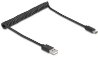 Kable USB - DeLOCK 90368 kabel USB USB 2.0 0,75 m USB A USB C Czarny - miniaturka - grafika 1