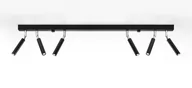Lampy sufitowe - Sollux Lighting Plafon EYETECH 6 czarny - miniaturka - grafika 1