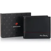 Portfele - Elegancki portfel męski Pierre Cardin YS605 324 RFID - czerwony - miniaturka - grafika 1