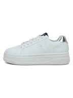 Trampki damskie - GAP Sneakersy "Paradise II" w kolorze srebrno-białym - miniaturka - grafika 1