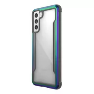Etui i futerały do telefonów - X-Doria Raptic Shield Etui aluminiowe na Samsung Galaxy S21+ PLUS (Antimicrobial protection) (Iridescent) 492201 - miniaturka - grafika 1