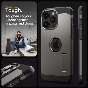 Etui Spigen Tough Armor Mag do MagSafe do iPhone 15 Pro Max Gunmetal - Etui i futerały do telefonów - miniaturka - grafika 12