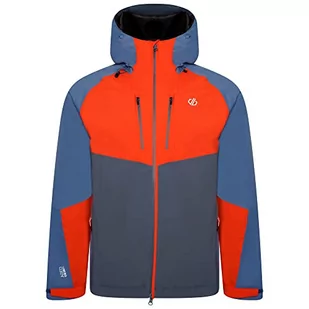 Dare2b męska kurtka z napisem "Romance" II, Stellar Blue/Burnt Salmon/Orion Grey, XXL - Kurtki męskie - miniaturka - grafika 1
