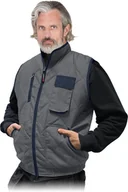 Odzież robocza - Bezrękawnik ochronny ocieplany szaro-granatowy roz.XL - miniaturka - grafika 1