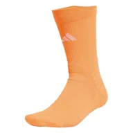 Skarpetki męskie - Skarpetki adidas Tennis Crew Socks Cushioned 1 Pair Pack Lucid Orange/White XL - miniaturka - grafika 1