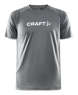 Koszulki męskie - Koszulka męska Craft  CORE Unify Logo Grey S - miniaturka - grafika 1