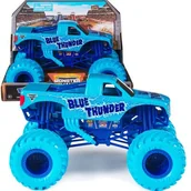 Samochody i pojazdy dla dzieci - Samochód SPIN MASTER Monster Jam Blue Thunder 6056371 6056371 20144301 - miniaturka - grafika 1