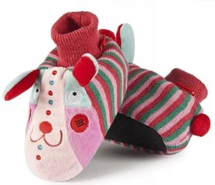 SOXO Kapcie buciki dla dziecka PIES 25-26 wew. 17 - Buty dla dziewczynek - miniaturka - grafika 1
