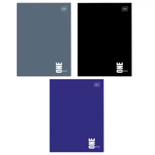 3 SZT. X ZESZYT A4, 60 KARTEK, KRATKA Z MARGINESEM, INTERDRUK ONE COLOR - Zeszyty szkolne - miniaturka - grafika 1