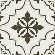 Płytki ceramiczne - Gres szkliwiony LOVELY PATCHWORK ETERNITY white-black mat 29,8x29,8 gat. II - miniaturka - grafika 1