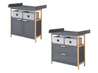 Komody dla dzieci - Roba Komoda do przewijania „Berlin” z nakładką do przewijania - miniaturka - grafika 1