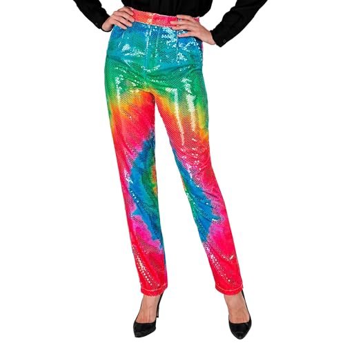 WIDMANN MILANO PARTY FASHION - Cekinowe spodnie damskie Party Fashion, Disco Fever, Schlagermove, spodnie damskie, zwierzęcy print