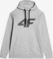 Bluzy męskie - 4f Bluza męska 4F Sportowa z kapturem Szara Dresowa XXXL - miniaturka - grafika 1