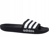 Klapki i japonki damskie - Adidas Adilette Shower GZ5922 Klapki Basenowe Plażowe Czarne Damskie - miniaturka - grafika 1