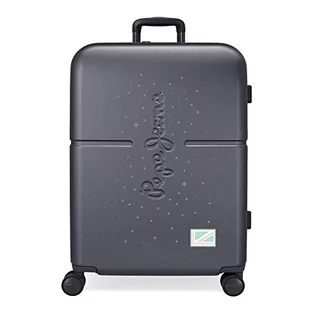 Pepe Jeans Jane Walizka Średnia Niebieski 48x70x28 cms Sztywne ABS Zamknięcie TSA Zintegrowany 79L 3,22 kg 4 Podwójne Koła, niebieski, Talla Unica, średnia walizka - Walizki - miniaturka - grafika 1