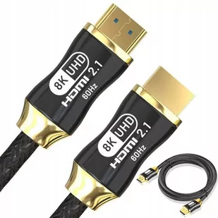 KABEL PRZEWÓD HDMI 2.1 VIDEO ULTRA High Speed 8K 60HZ 4k 120Hz HQ GOLD 1,5m - Kable - miniaturka - grafika 1