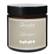 Świece - Świeca sojowa zapachowa z napisem Sto Lat 120 ml - miniaturka - grafika 1