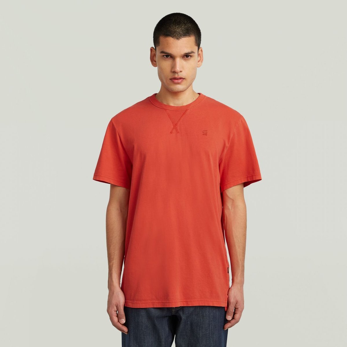 t-shirt uomo g-star d24449 2653 nifous b571 antic red