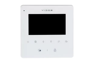 Vidos Monitor głośnomówiący kolorowy bezsłuchawkowy ekran 4,3" kolor biały M1022W-2 M1022W-2 - Akcesoria do domofonów i wideodomofonów - miniaturka - grafika 1