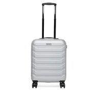 Walizki - Walizka kabinowa Gino Rossi GIN-S-003-05-SILVER Srebrny - miniaturka - grafika 1