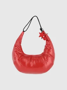 4F Torba hobo na ramię - czerwona Uniwersalny - Torebki damskie - miniaturka - grafika 1