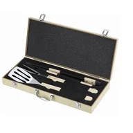 Akcesoria do grilla - Zestaw sztućców BBQ LINE (3 elementy) - miniaturka - grafika 1