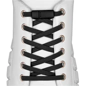 Akcesoria obuwnicze - Elastyczne sznurówki do butów bez wiązania czarne zapinki na magnes 100 cm - miniaturka - grafika 1