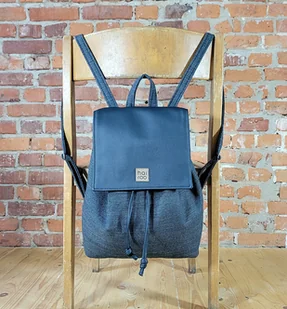 Nakama Plecak grafitowy / tkanina z recyklingu - Plecaki - miniaturka - grafika 1